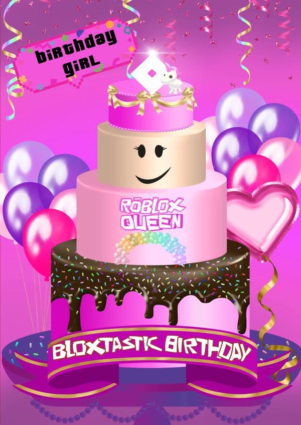 Roblox Pro Gamer BIRTHDAY CARD for Daughter; Niece or Grandaughter created by Kerrylovescards