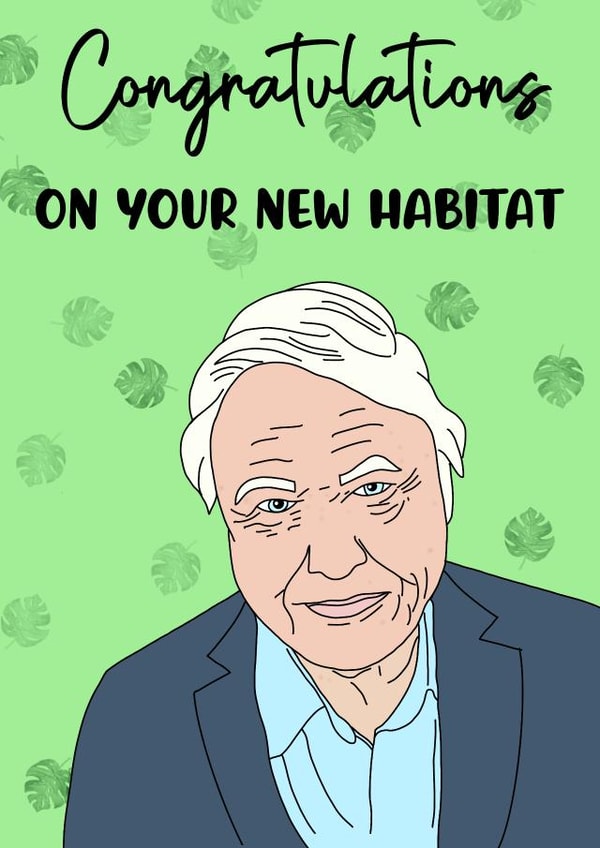David Attenborough New home created by Kittiwake Creations