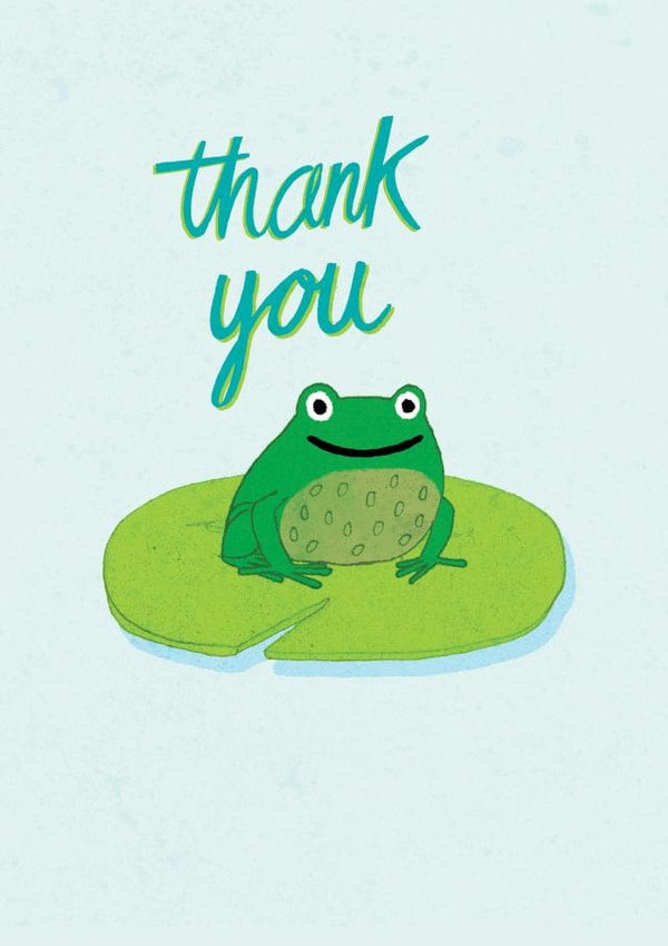 Thank you frog design created by Pencilface