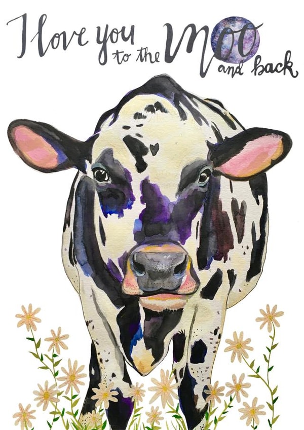 I Love You to the Moo and Back  created by Montanye Makers 