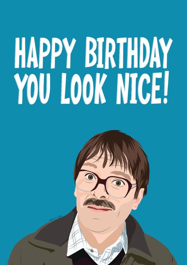 Friday Night Dinner Card featuring Jim created by Highgrove Cards