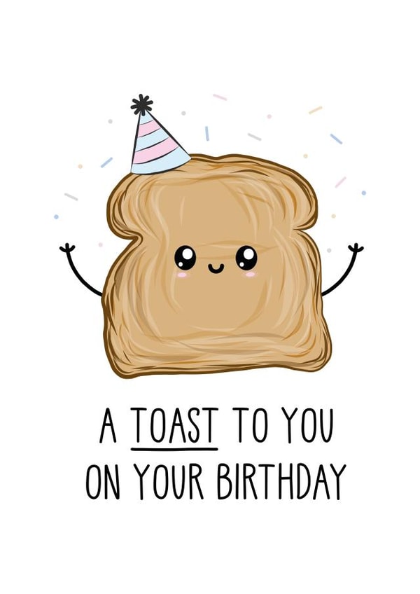 Toast to you birthday toast created by Just Joy Designs