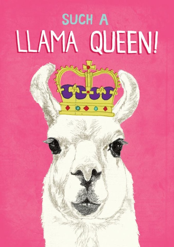 Such a Birthday llama queen! created by Pencilface