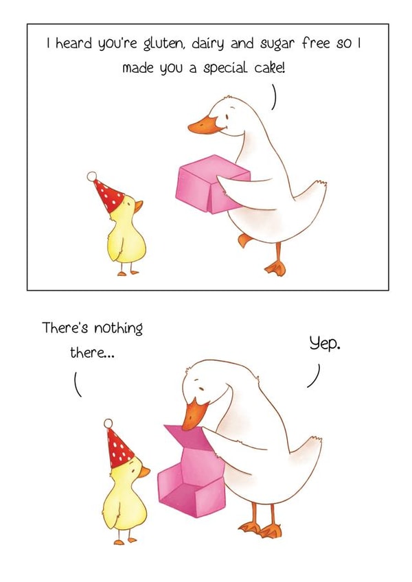 A Special Dietary Birthday Cake Card created by Michelle Robyn