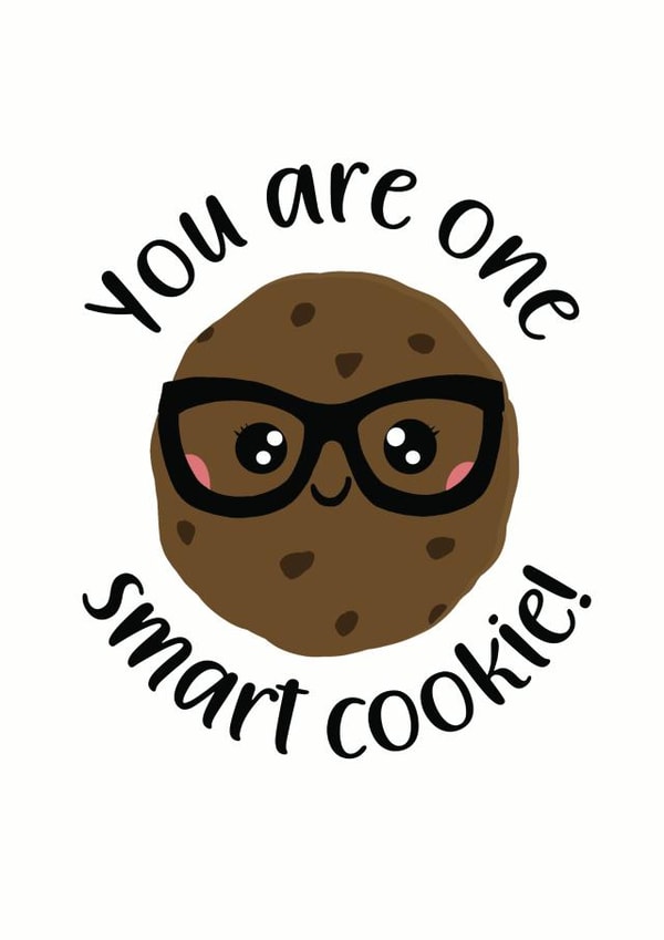 Smart Cookie Congratulations Card created by Kayk Party