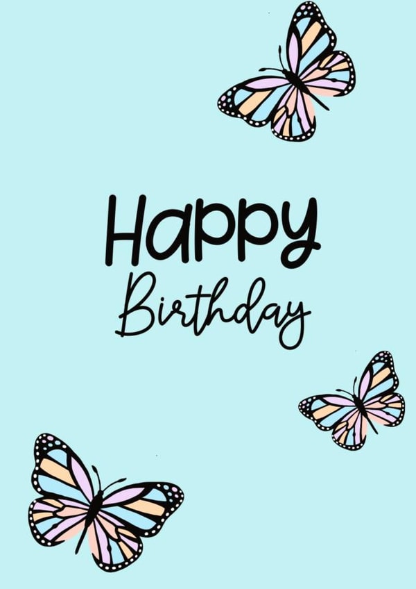Butterfly Birthday Card created by Authentically Unique
