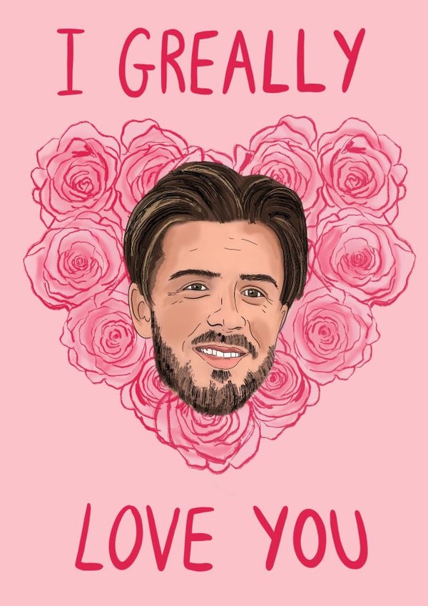 Jack Grealish Love Pun created by Stacie Charlton