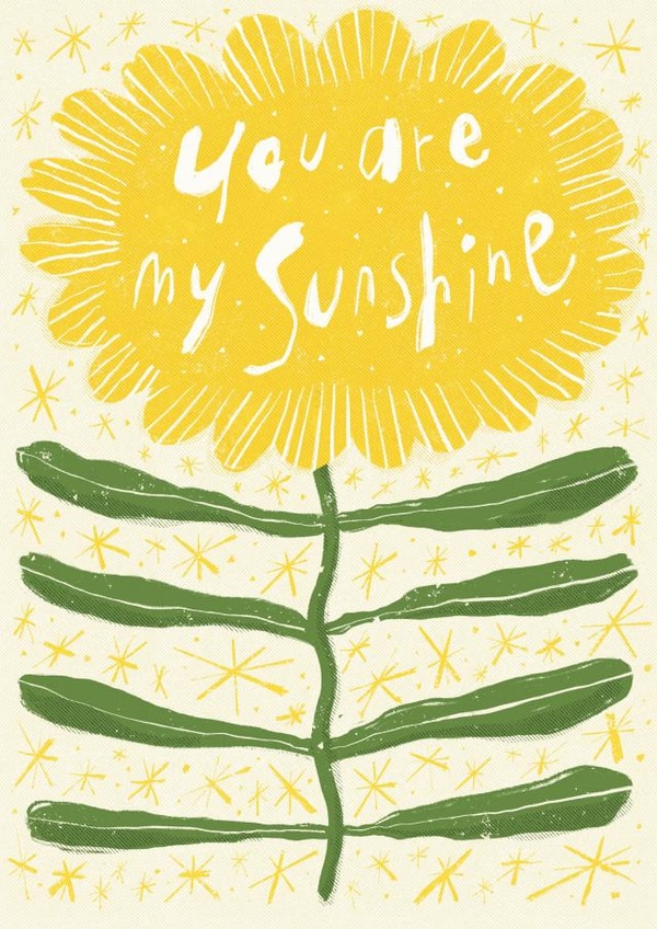Heartfelt Sunflower Card - Cute and Pretty - You are my Sunshine created by Yan Yu Lee