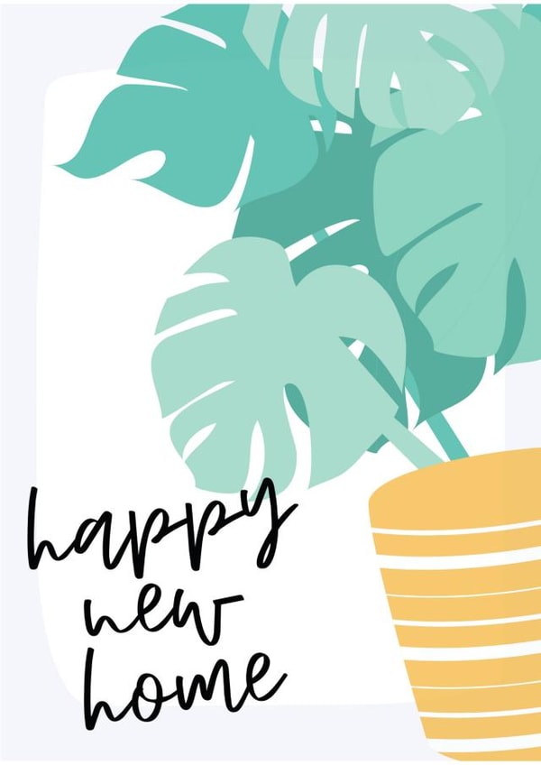 Cheese plant, house warming gift created by MillennialprintsCo