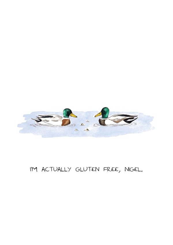 Funny Gluten Free Ducks created by RossJDesigns