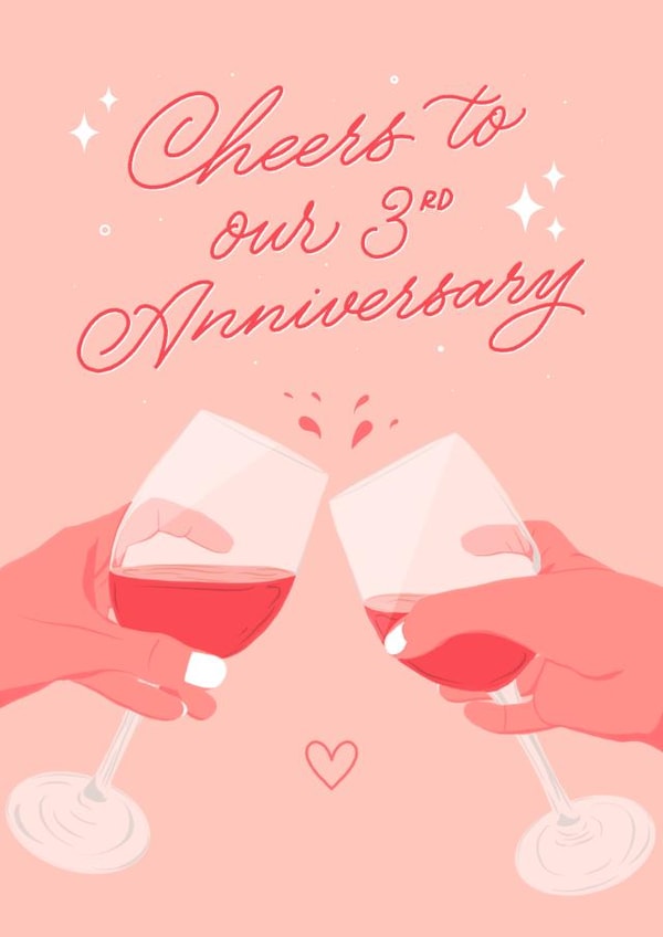 3rd Wedding Anniversary and Red Wine Celebrations created by Leah Chong - Leah Design