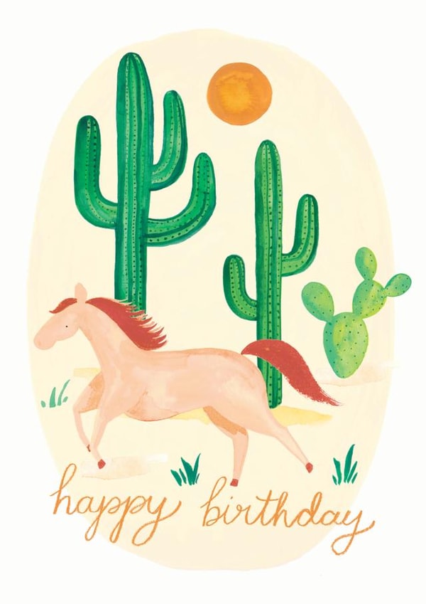 Wild West Birthday Card created by Katie Whitton Design