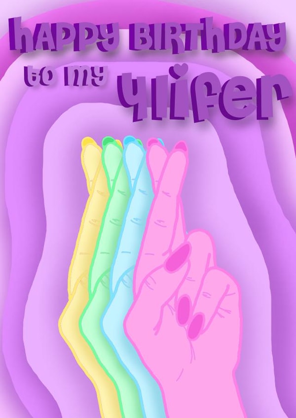 4lifer's Birthday Love created by sluggish designs.