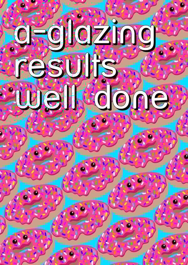 A-glazing exam results created by Lisa Allen