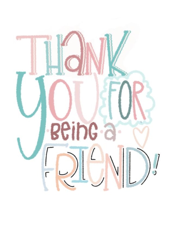 Thank You Friend! created by Sarah Michael’s 