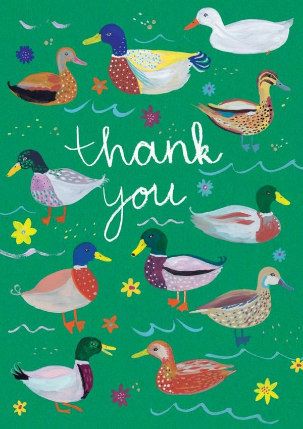Thank You Duckies Card created by Katie Whitton Design