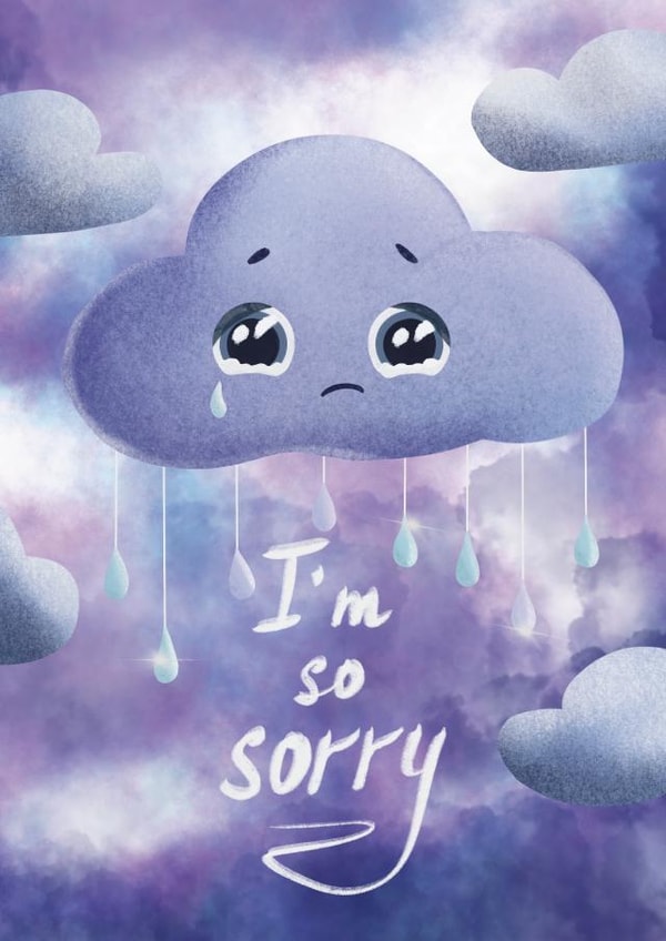 So sorry raincloud created by Anna Solodova