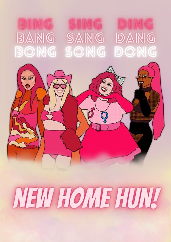 UK Hun New Home Card created by Esther the Sketcher