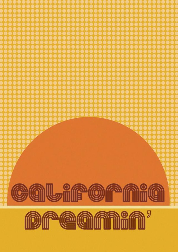 Mama's and the Papa's music themed card created by Kyra Slepowronski