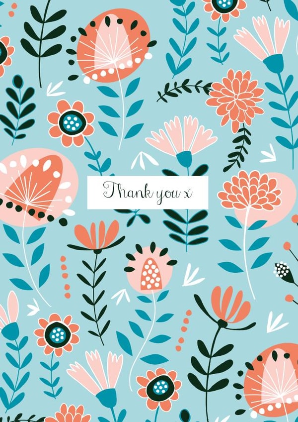 Thank you created by Jane Farnham Designs