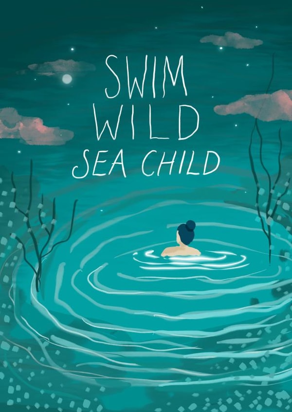 Swim Wild Sea Child created by Salty Siren Studios