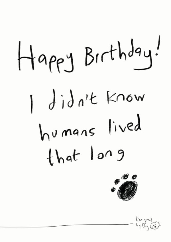 Happy Birthday From The Dog card created by Paper Plane