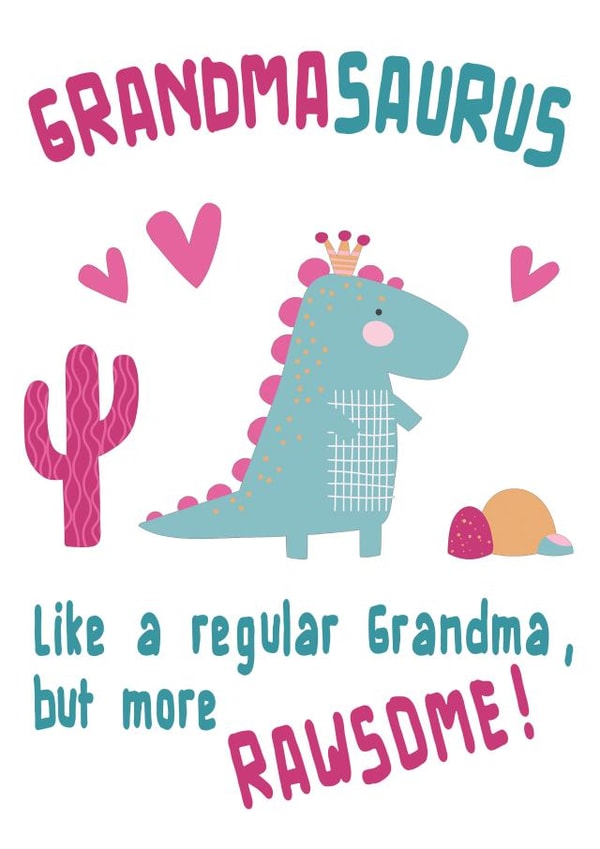 Rawsome Grandma, Birthday Card created by Vivid Variations