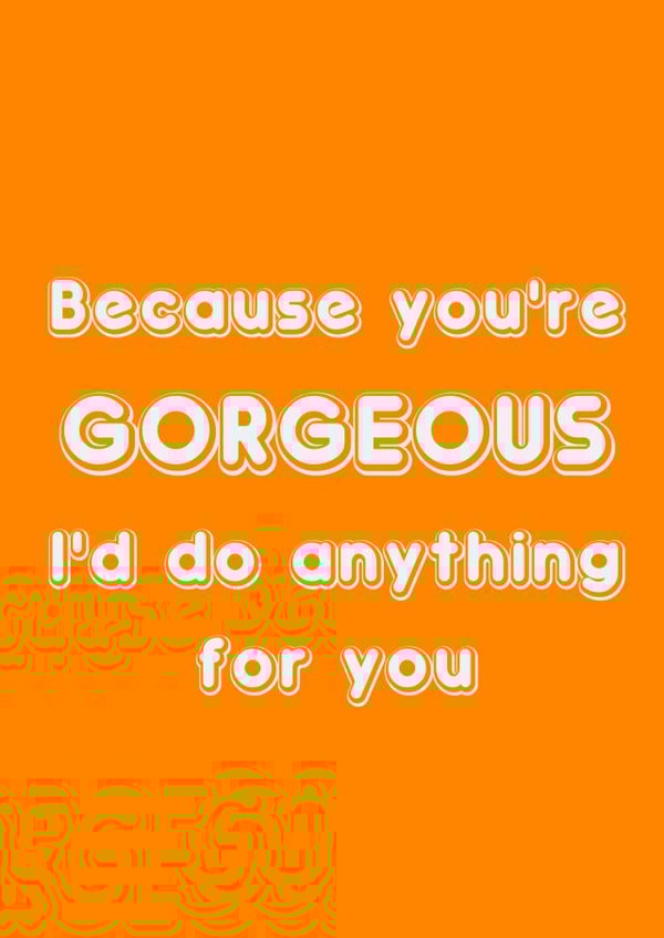 You’re gorgeous, Babybird Lyrics created by Yorkshire Pudding Designs