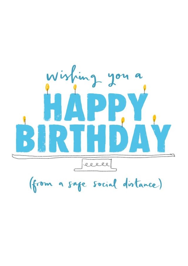 Covid Pandemic Birthday Card created by Katie Moody
