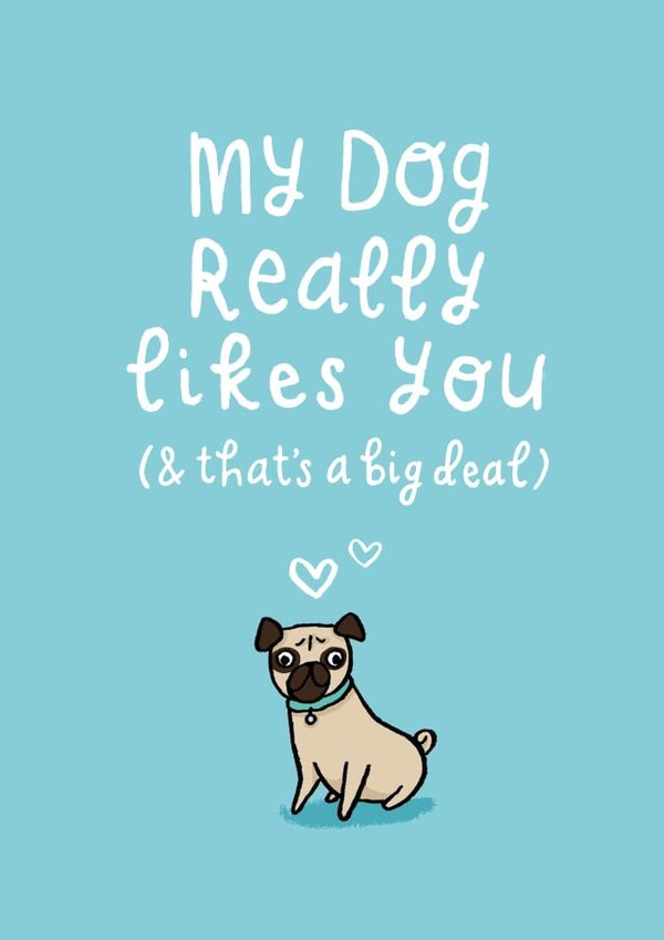 Funny dog card created by Katie Moody