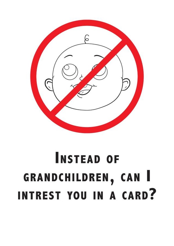 No child but birthday card gift created by Blakespeed Creations