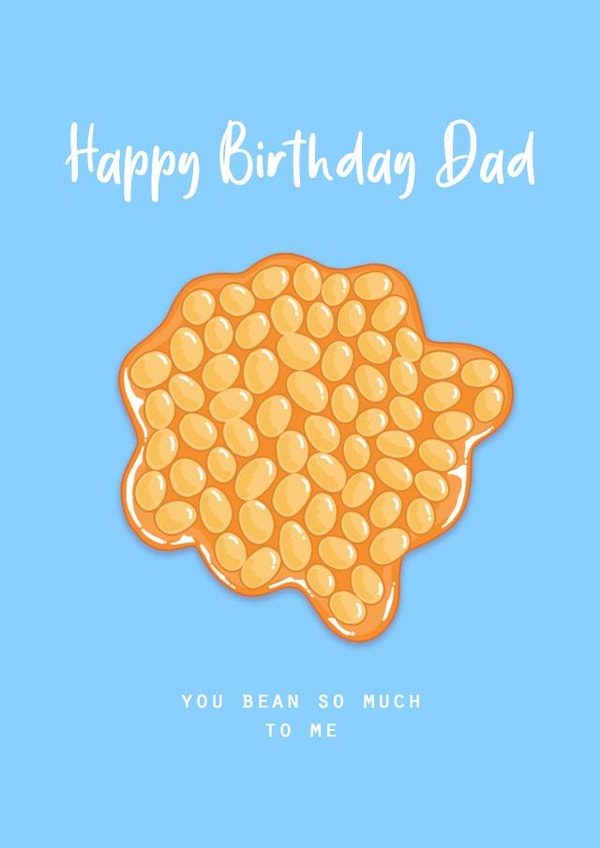 you bean so much to me dad  created by Back to the drawing board illustration 