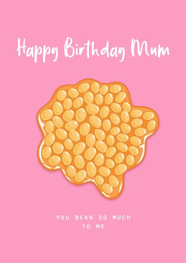 you bean so much to me mum  created by Back to the drawing board illustration 