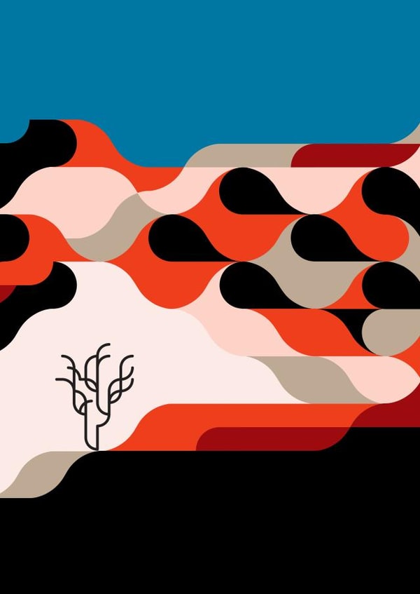 Red Dunes of Sossusvlei Greeting Card created by Yijing Li