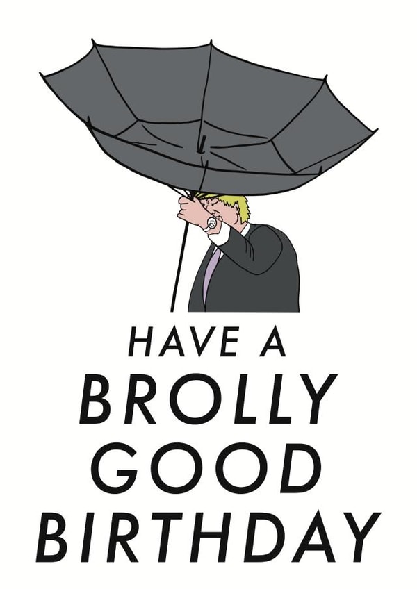 Brolly Good Birthday! created by Emma Blue