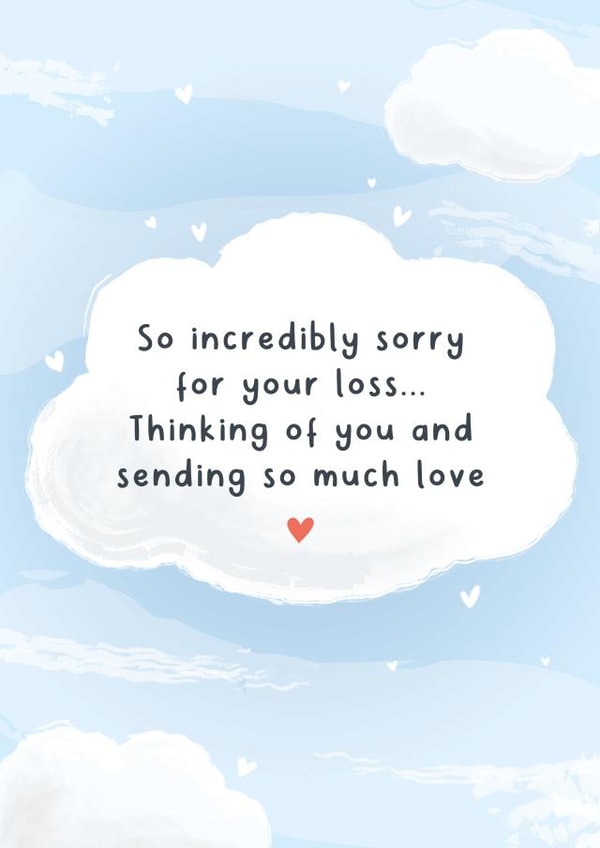 Thinking of You Sympathy Card created by Fliss Muir