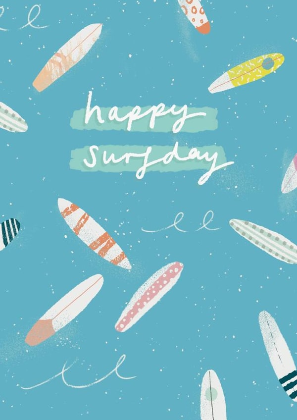 Happy Surfday Birthday Card created by Nicola Scott