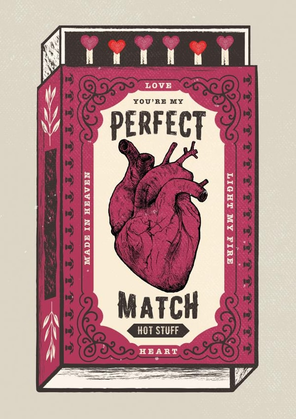 Perfect Match, Valentines Card created by Michelle Goring