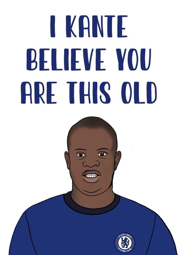 Kante birthday card created by Doublea