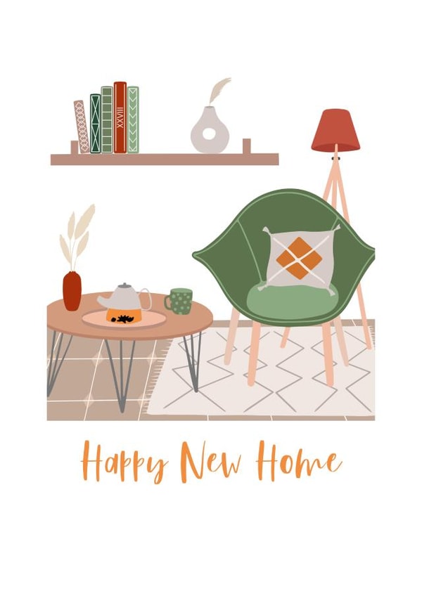 Reading Nook New Home Card created by Rachey Jay Crafts