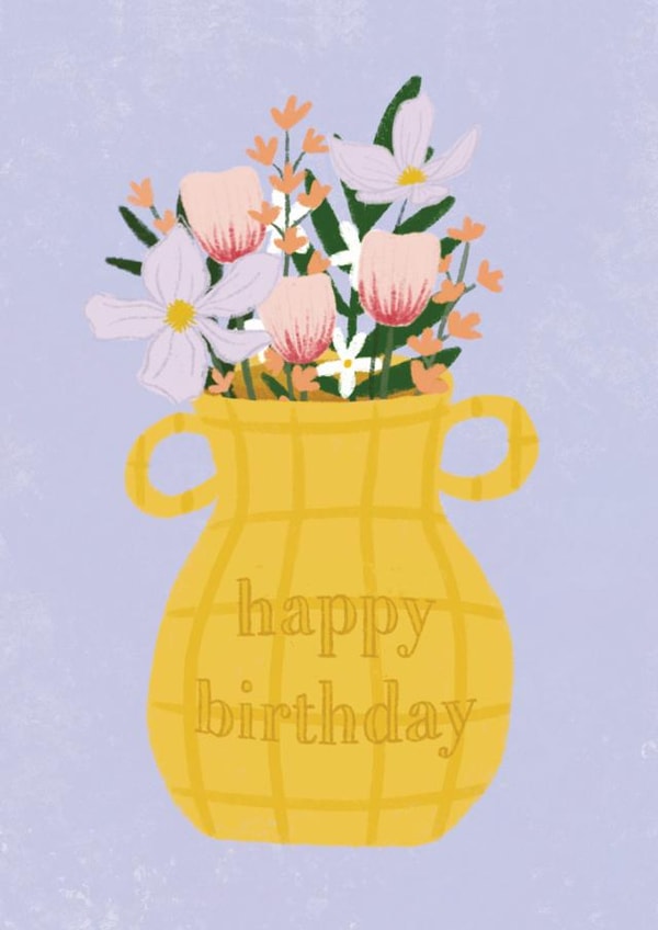 Birthday Flowers  created by Sarah Nolloth Illustration