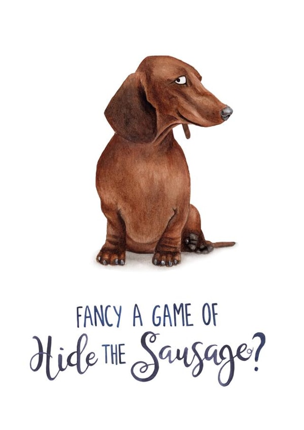 Fancy a game of hide the sausage? created by Citrus Bunn