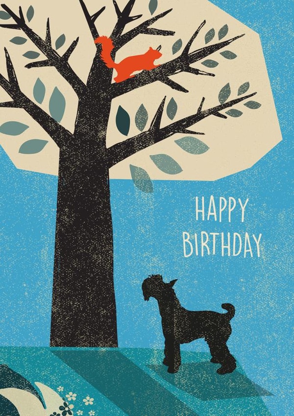 Schnauzer Birthday Card created by Rocket68