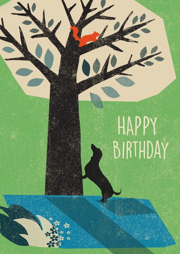 Dachshund dog Birthday Card created by Rocket68