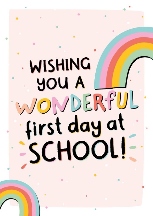 Wonderful 1st Day At School created by Macie Dot Doodles