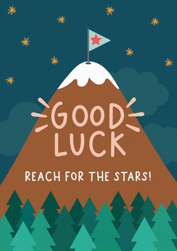 Good Luck on a New Adventure, Encouragement Card created by The Pattern Press