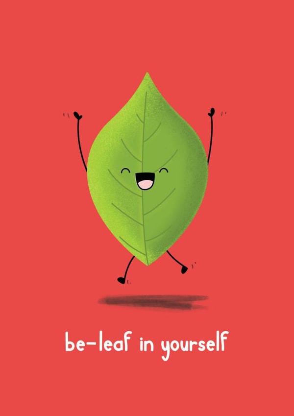 Beleaf in yourself, Support Card created by Paper Jungle