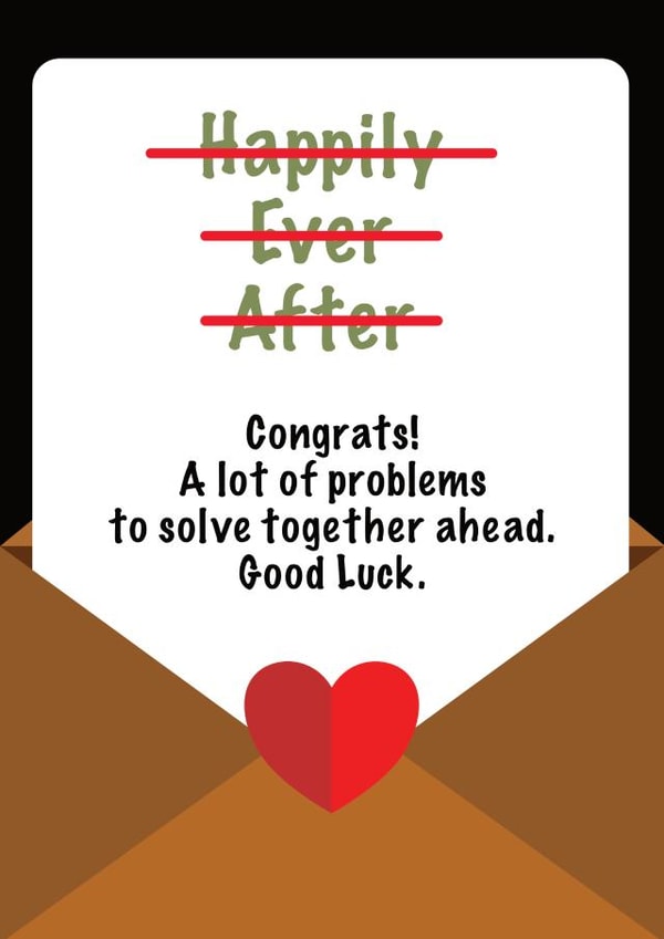 Congrats Marriage Solving Problems created by Hana Lai