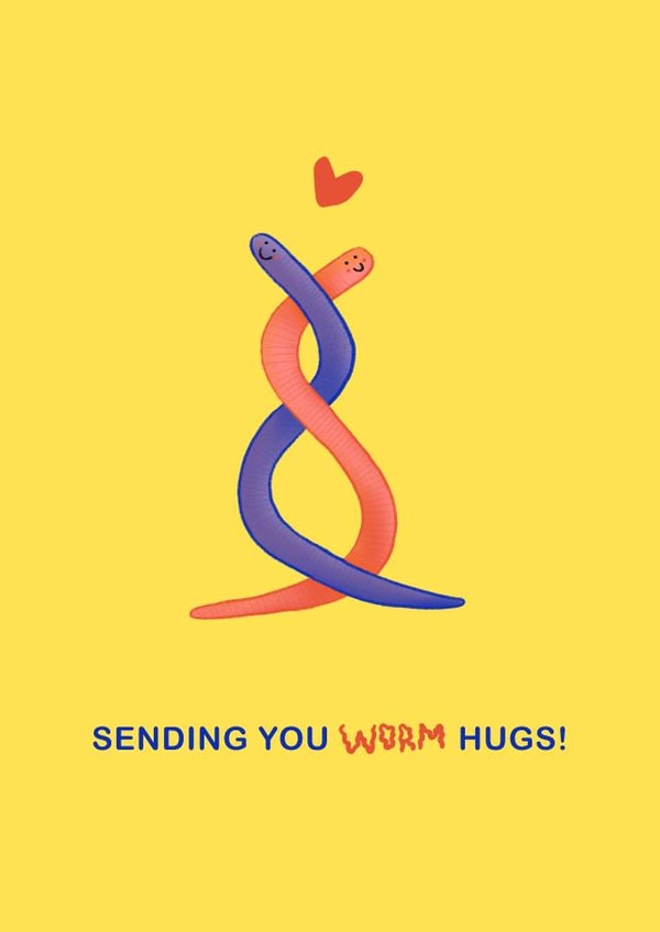 Sweet Worm Hugs! created by Elba Able