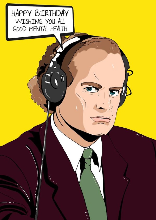 Frasier Crane Birthday Card created by Olivia Dimery